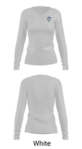 Ogdensburg Free Academy High School Basketball 25062140 Women's Long Sleeve V-neck Shirt - 6