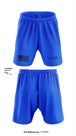 Athletic Shorts With Pockets, 95th CBRN Company, 2nd Platoon, , Teamtime, Team time, sublimation, custom sports apparel, team uniforms, spirit wear, spiritwear, sports uniforms, custom shirts, team store, custom team store, fundraiser sports, apparel fundraiser