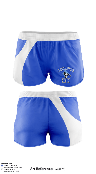 Oak Ridge R-6 High School 85998185 Track Shorts - 2