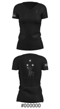 Bastard PLT 55747802 Women's Short Sleeve V-neck Shirt - 19