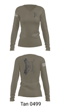 Delta Company 1-200INF BN 51320314 Women's Long Sleeve V-neck Shirt - 40