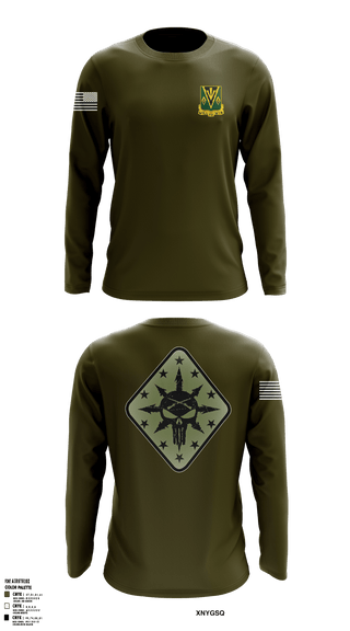 Long Sleeve Performance Shirt, C Co 1-635th AR, National Guard, Teamtime, Team time, sublimation, custom sports apparel, team uniforms, spirit wear, spiritwear, sports uniforms, custom shirts, team store, custom team store, fundraiser sports, apparel fundraiser