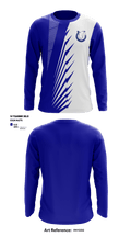 Sanford H Calhoun High School Track and Field 4577657 Long Sleeve Performance Shirt - 1
