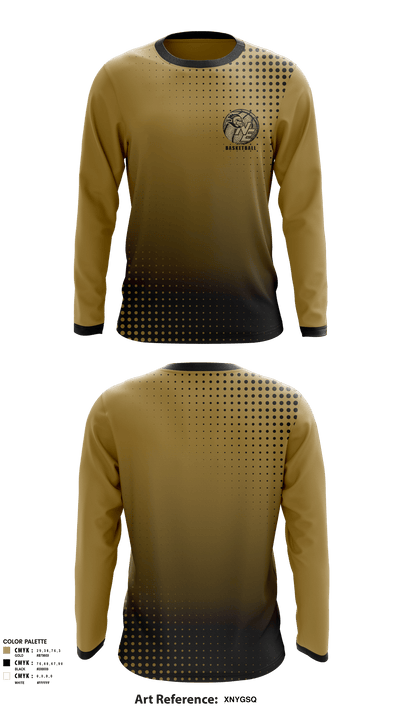Northeast Metropolitan Regional Technical Vocational High School Basketball 39787016 Long Sleeve Performance Shirt - 3