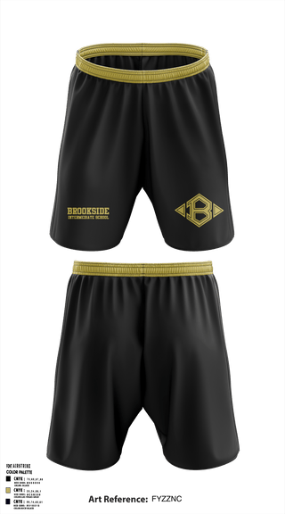 Athletic Shorts With Pockets, Brookside Intermediate School Track, Track & Field, Teamtime, Team time, sublimation, custom sports apparel, team uniforms, spirit wear, spiritwear, sports uniforms, custom shirts, team store, custom team store, fundraiser sports, apparel fundraiser