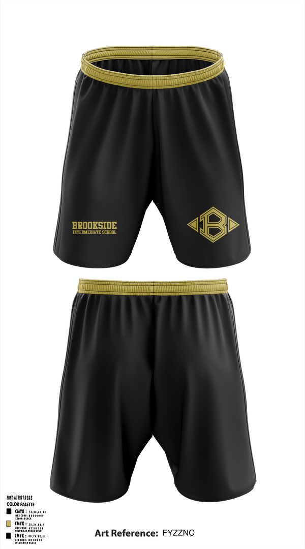 Athletic Shorts With Pockets, Brookside Intermediate School Track, Track & Field, Teamtime, Team time, sublimation, custom sports apparel, team uniforms, spirit wear, spiritwear, sports uniforms, custom shirts, team store, custom team store, fundraiser sports, apparel fundraiser