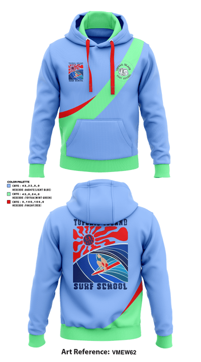 Topsail Island Surf School 81883035 Hoodie - 2