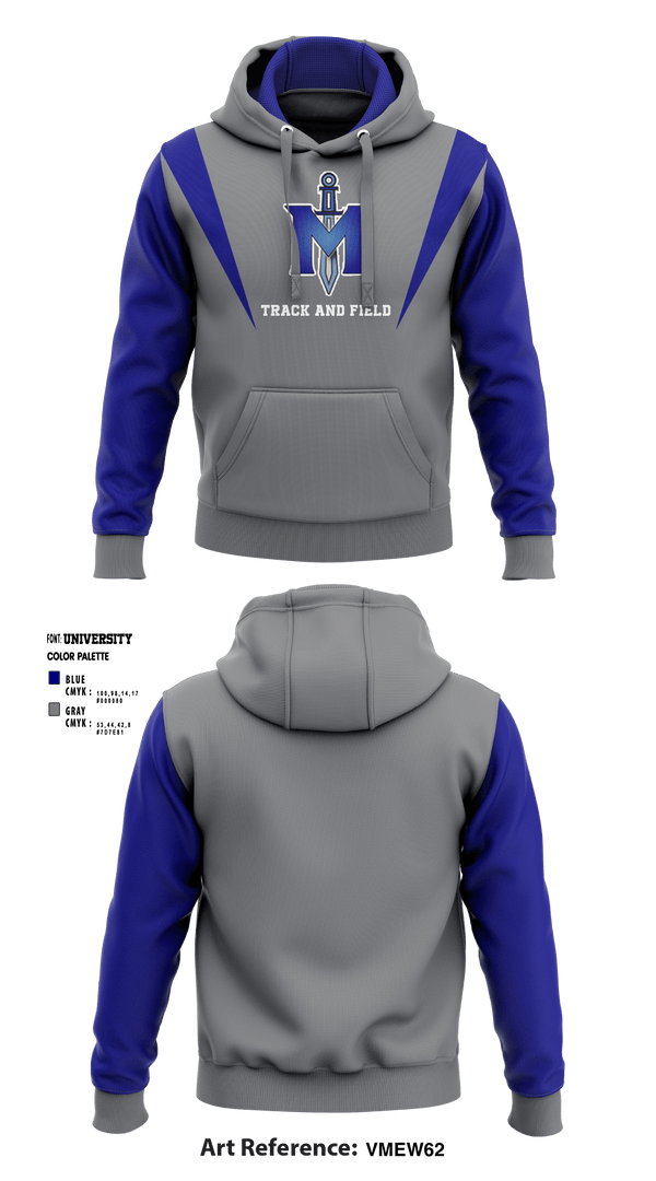 Hoodie, iMater Knights, Track & Field, Teamtime, Team time, sublimation, custom sports apparel, team uniforms, spirit wear, spiritwear, sports uniforms, custom shirts, team store, custom team store, fundraiser sports, apparel fundraiser