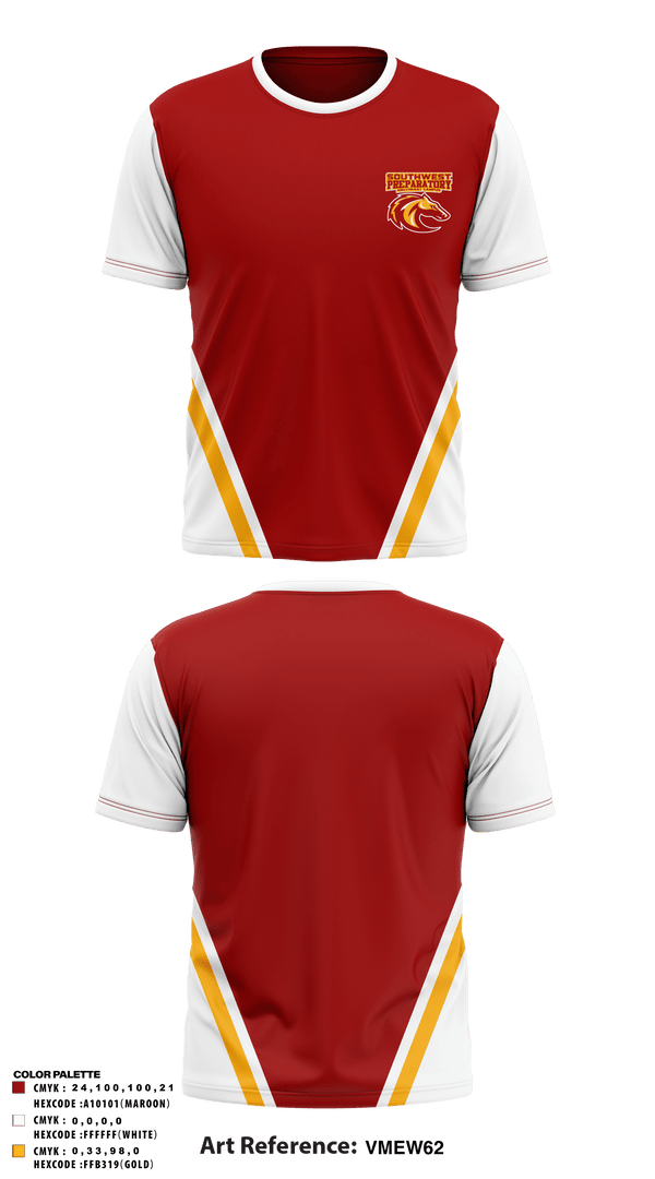 Short Sleeve Performance Shirt, Southwest Preparatory School - Southeast Campus, Spirit Store, Teamtime, Team time, sublimation, custom sports apparel, team uniforms, spirit wear, spiritwear, sports uniforms, custom shirts, team store, custom team store, fundraiser sports, apparel fundraiser