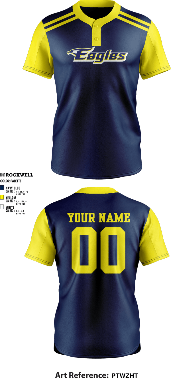Full Button Softball Jersey, El Segundo Eagles, Softball, Teamtime, Team time, sublimation, custom sports apparel, team uniforms, spirit wear, spiritwear, sports uniforms, custom shirts, team store, custom team store, fundraiser sports, apparel fundraiser
