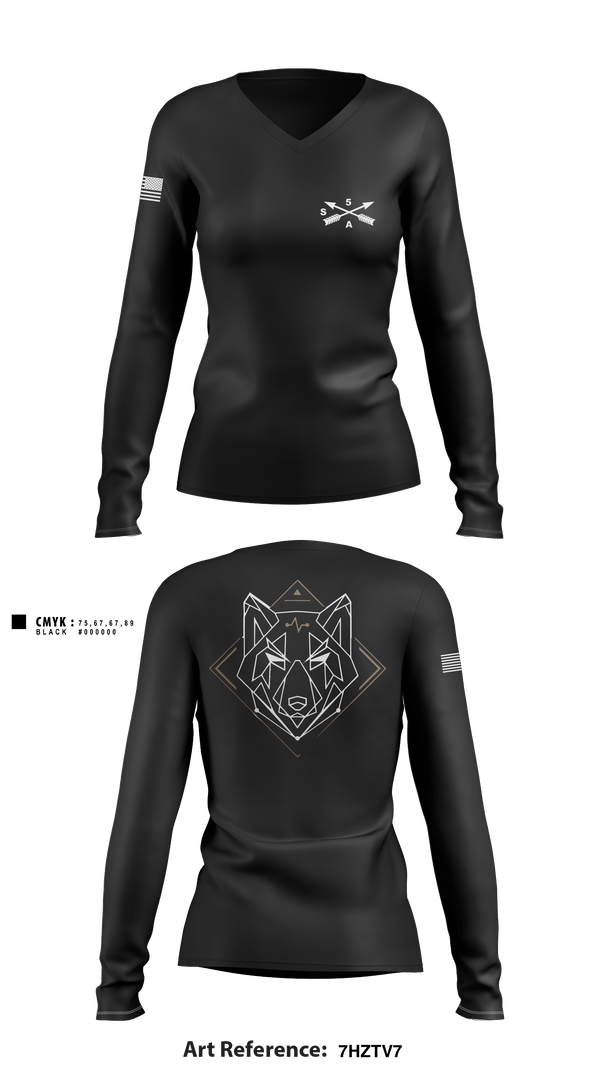 Women's Long Sleeve Vneck Shirt, , Army, Teamtime, Team time, sublimation, custom sports apparel, team uniforms, spirit wear, spiritwear, sports uniforms, custom shirts, team store, custom team store, fundraiser sports, apparel fundraiser