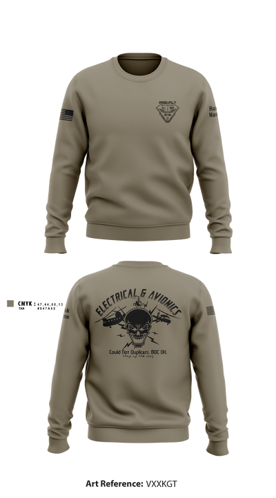 B Co 642 Avionics 85190255 Crew Neck Sweatshirt - 2
