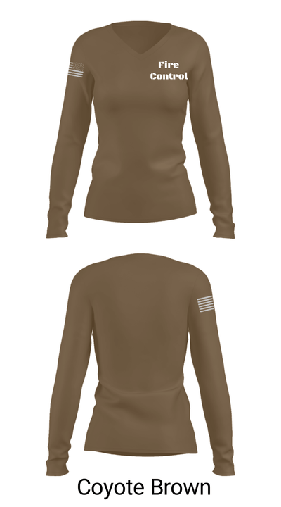 Fire Control 52457872 Women's Long Sleeve V-neck Shirt - 15