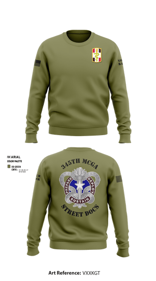 Crew Neck Sweatshirt, , Army, Teamtime, Team time, sublimation, custom sports apparel, team uniforms, spirit wear, spiritwear, sports uniforms, custom shirts, team store, custom team store, fundraiser sports, apparel fundraiser