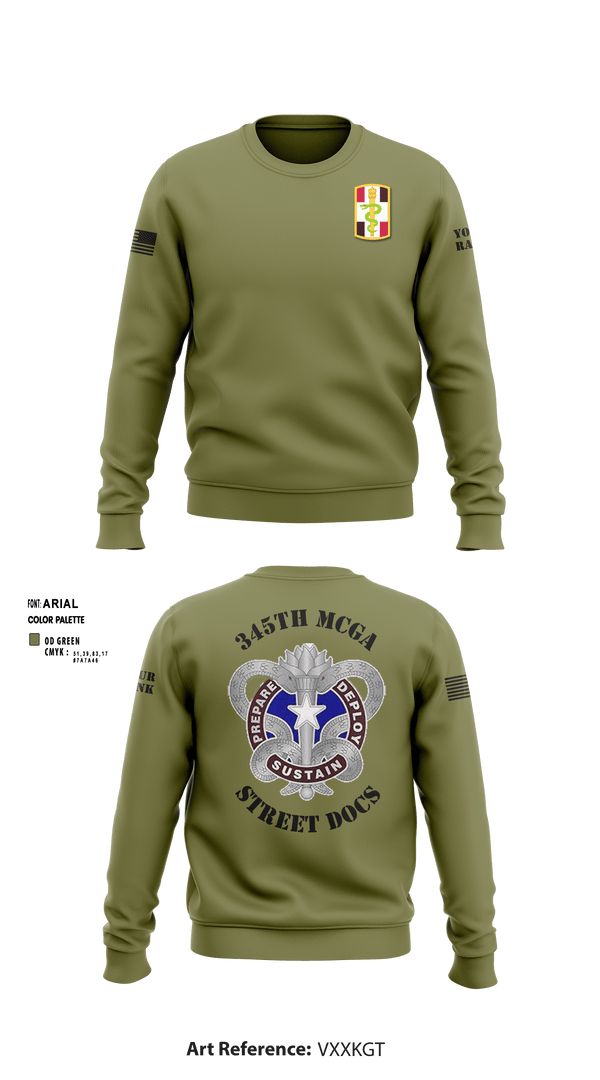 Crew Neck Sweatshirt, , Army, Teamtime, Team time, sublimation, custom sports apparel, team uniforms, spirit wear, spiritwear, sports uniforms, custom shirts, team store, custom team store, fundraiser sports, apparel fundraiser