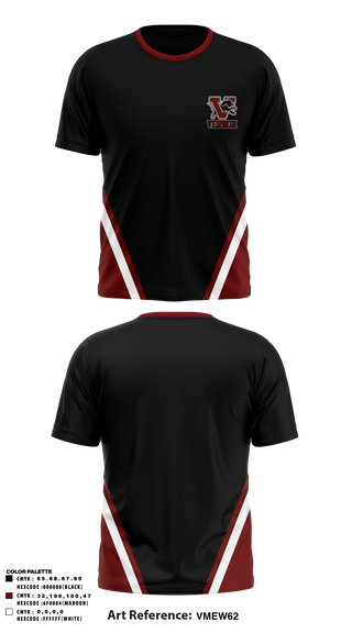 Short Sleeve Performance Shirt, Vernon Middle School, Spirit Store, Teamtime, Team time, sublimation, custom sports apparel, team uniforms, spirit wear, spiritwear, sports uniforms, custom shirts, team store, custom team store, fundraiser sports, apparel fundraiser