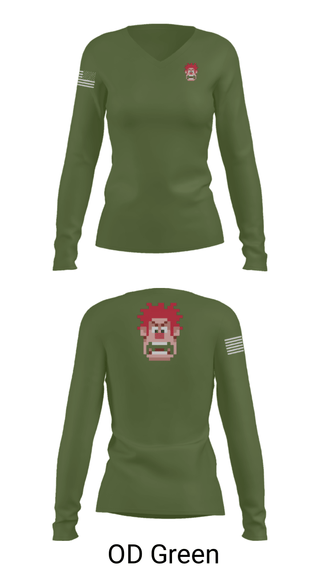 Women's Long Sleeve Vneck Shirt, , Police, Teamtime, Team time, sublimation, custom sports apparel, team uniforms, spirit wear, spiritwear, sports uniforms, custom shirts, team store, custom team store, fundraiser sports, apparel fundraiser
