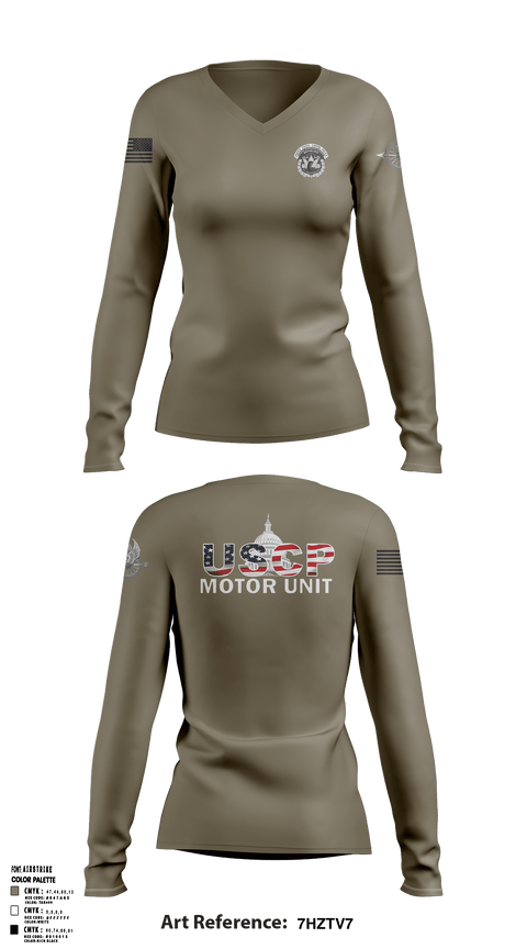 Women's Long Sleeve Vneck Shirt, , Police, Teamtime, Team time, sublimation, custom sports apparel, team uniforms, spirit wear, spiritwear, sports uniforms, custom shirts, team store, custom team store, fundraiser sports, apparel fundraiser