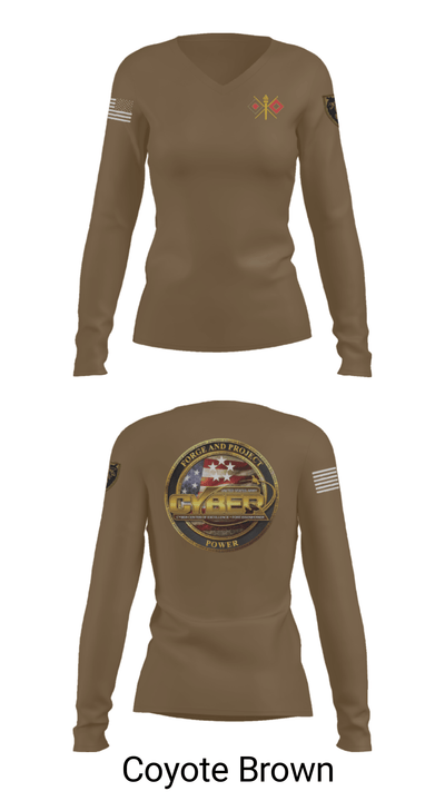 D 551 78259560 Women's Long Sleeve V-neck Shirt - 38