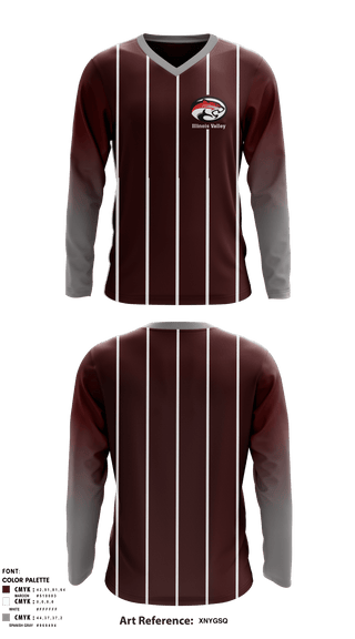 Long Sleeve Performance Shirt, Illinois Valley High School Soccer, Men's Soccer, Teamtime, Team time, sublimation, custom sports apparel, team uniforms, spirit wear, spiritwear, sports uniforms, custom shirts, team store, custom team store, fundraiser sports, apparel fundraiser