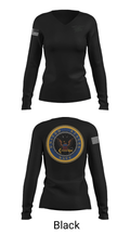 Navy SEAL 15609464 Women's Long Sleeve V-neck Shirt - 39