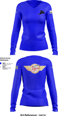 N1522W 9665806 Women's Long Sleeve V-neck Shirt - 6