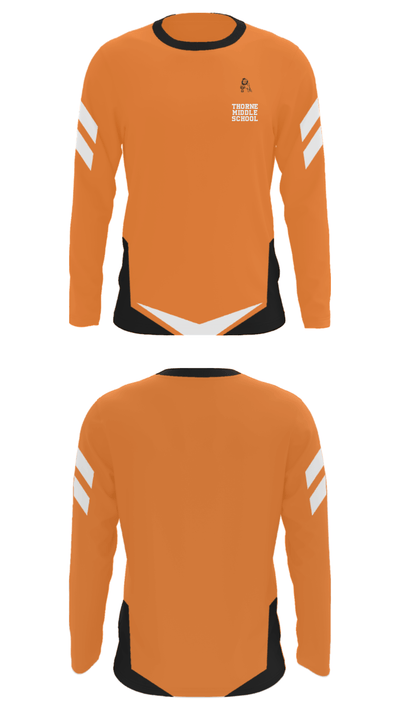 Thorne Middle School 48049806 Long Sleeve Performance Shirt - 37