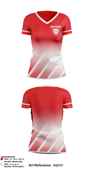 Women's Short Sleeve Vneck Shirt, Katahdin High School Soccer, Women's Soccer, Teamtime, Team time, sublimation, custom sports apparel, team uniforms, spirit wear, spiritwear, sports uniforms, custom shirts, team store, custom team store, fundraiser sports, apparel fundraiser