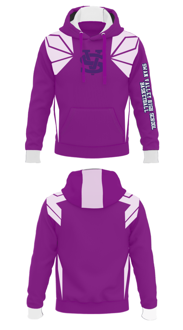 Hoodie, Swan Valley High School Basketball, Women's Basketball, Teamtime, Team time, sublimation, custom sports apparel, team uniforms, spirit wear, spiritwear, sports uniforms, custom shirts, team store, custom team store, fundraiser sports, apparel fundraiser