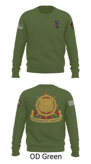 Crew Neck Sweatshirt, , Army, Teamtime, Team time, sublimation, custom sports apparel, team uniforms, spirit wear, spiritwear, sports uniforms, custom shirts, team store, custom team store, fundraiser sports, apparel fundraiser