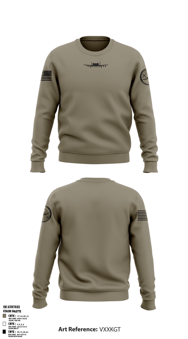 Crew Neck Sweatshirt, , Air Force, Teamtime, Team time, sublimation, custom sports apparel, team uniforms, spirit wear, spiritwear, sports uniforms, custom shirts, team store, custom team store, fundraiser sports, apparel fundraiser