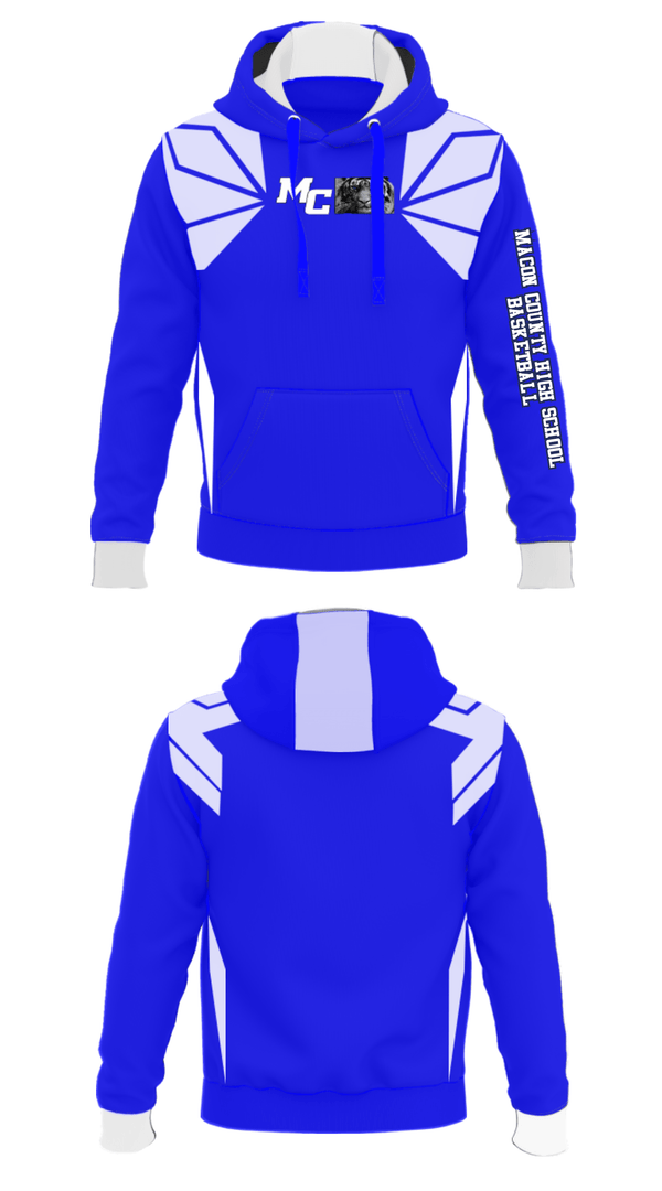 Hoodie, Macon County High School Basketball, Women's Basketball, Teamtime, Team time, sublimation, custom sports apparel, team uniforms, spirit wear, spiritwear, sports uniforms, custom shirts, team store, custom team store, fundraiser sports, apparel fundraiser
