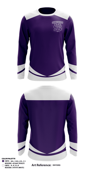 Long Sleeve Performance Shirt, Swan Valley High School Ice Hockey, Ice Hockey, Teamtime, Team time, sublimation, custom sports apparel, team uniforms, spirit wear, spiritwear, sports uniforms, custom shirts, team store, custom team store, fundraiser sports, apparel fundraiser