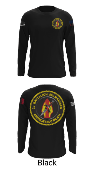 Long Sleeve Performance Shirt, , Marines, Teamtime, Team time, sublimation, custom sports apparel, team uniforms, spirit wear, spiritwear, sports uniforms, custom shirts, team store, custom team store, fundraiser sports, apparel fundraiser