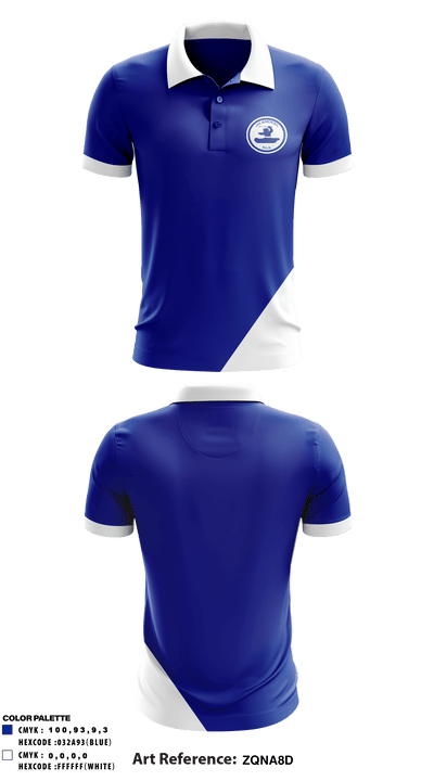 Nelson Island High School 24066832 Short Sleeve Performance Polo - 1