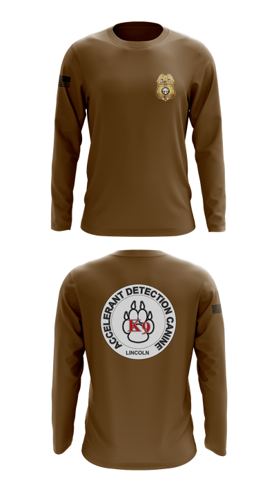 Stafford County Fire Marshal's Office 91983739 Long Sleeve Performance Shirt - 2