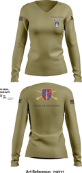 3RD SFAB 57965027 Women's Long Sleeve V-neck Shirt - 2