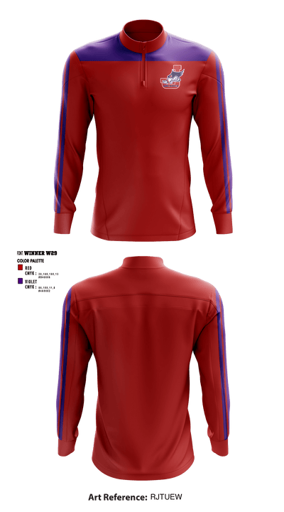 Jenkintown High School field hockey 68132520 Quarter Zip Jacket - 1