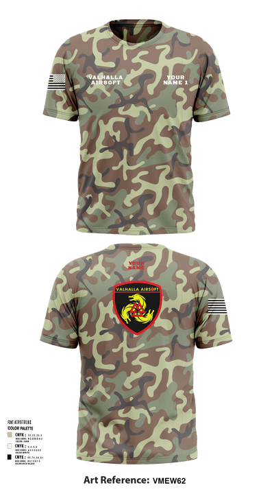Valhalla Airsoft 98104221 Short Sleeve Performance Shirt - 5