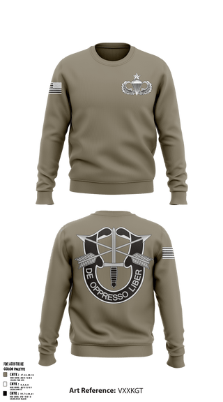 Crew Neck Sweatshirt, , Army, Teamtime, Team time, sublimation, custom sports apparel, team uniforms, spirit wear, spiritwear, sports uniforms, custom shirts, team store, custom team store, fundraiser sports, apparel fundraiser