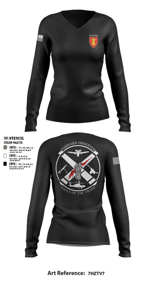 Women's Long Sleeve Vneck Shirt, , Army, Teamtime, Team time, sublimation, custom sports apparel, team uniforms, spirit wear, spiritwear, sports uniforms, custom shirts, team store, custom team store, fundraiser sports, apparel fundraiser