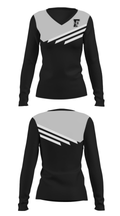 Frontenac Jr High School Cross Country 46119059 Women's Long Sleeve V-neck Shirt - 7