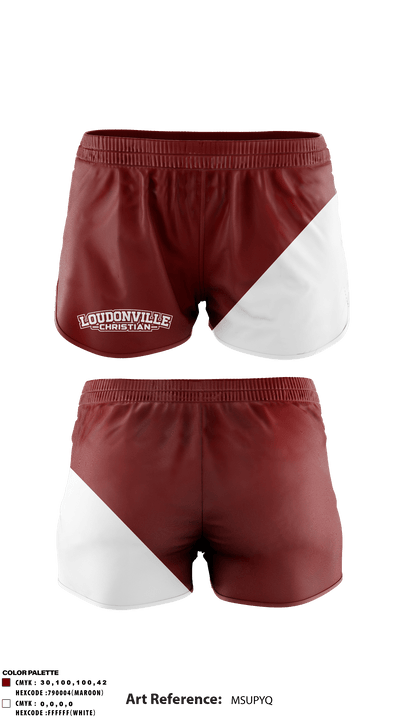 Loudonville Christian Middle School 37060870 Track Shorts - 1