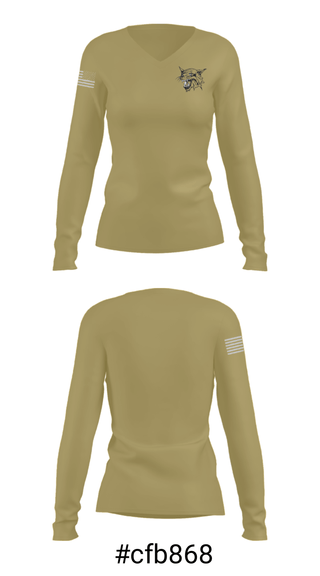 Women's Long Sleeve Vneck Shirt, North Gaston High School Wrestling, Wrestling, Teamtime, Team time, sublimation, custom sports apparel, team uniforms, spirit wear, spiritwear, sports uniforms, custom shirts, team store, custom team store, fundraiser sports, apparel fundraiser