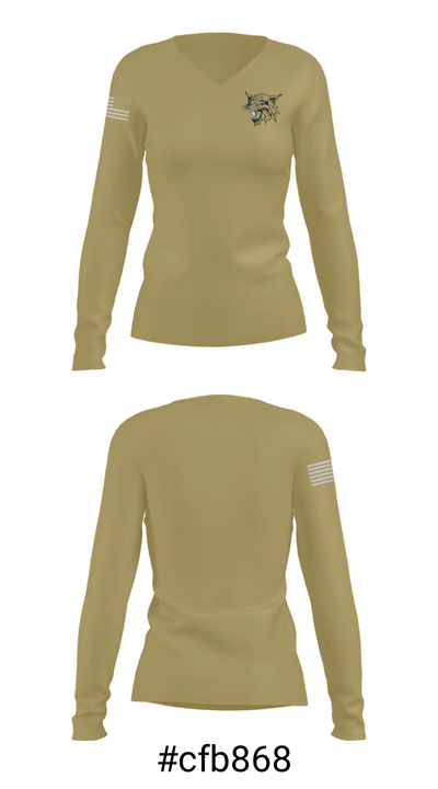 North Gaston High School Wrestling 65617743 Women's Long Sleeve V-neck Shirt - 20