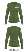 9 Squadron 30621165 Women's Long Sleeve V-neck Shirt - 39