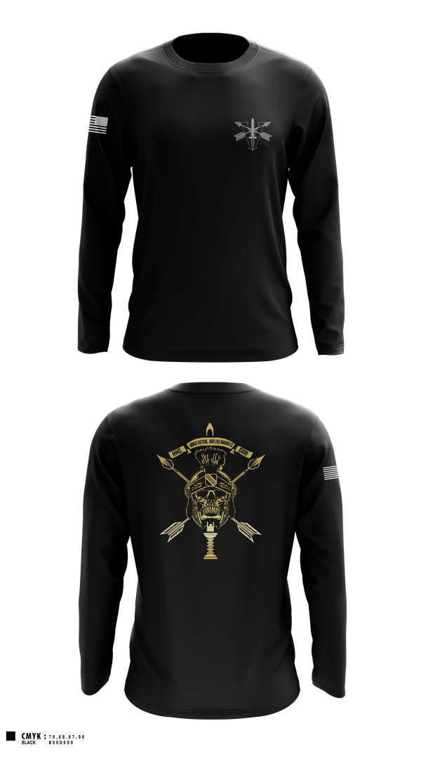 Long Sleeve Performance Shirt, HHC, GSB, 5SFG, Army, Teamtime, Team time, sublimation, custom sports apparel, team uniforms, spirit wear, spiritwear, sports uniforms, custom shirts, team store, custom team store, fundraiser sports, apparel fundraiser