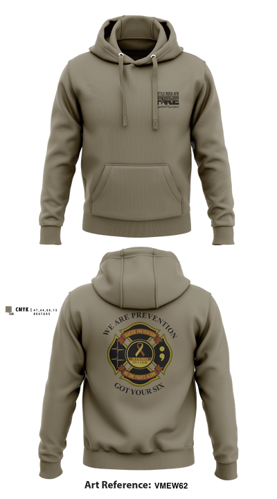 LITTLE ROCK AFB - FIRE 45184704 Hoodie - 9