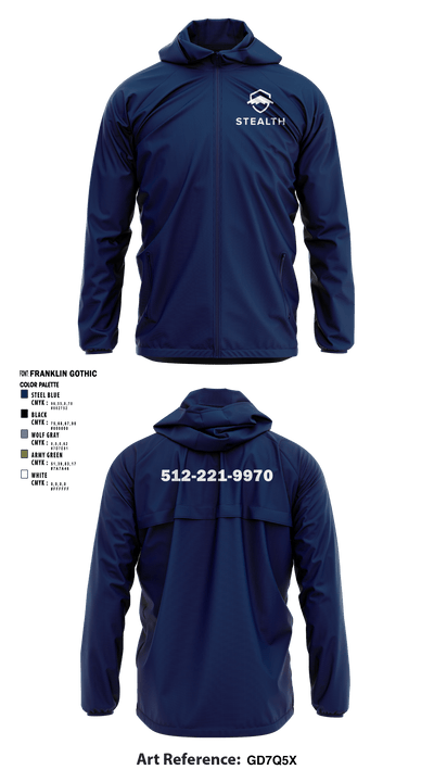 Stealth customs 84323734 Windbreaker - 11