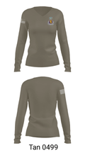 6th BDE CA/PO 68239432 Women's Long Sleeve V-neck Shirt - 41